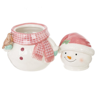 Конфетница "Снеговик", 1400 мл, L17 W15 H22 см