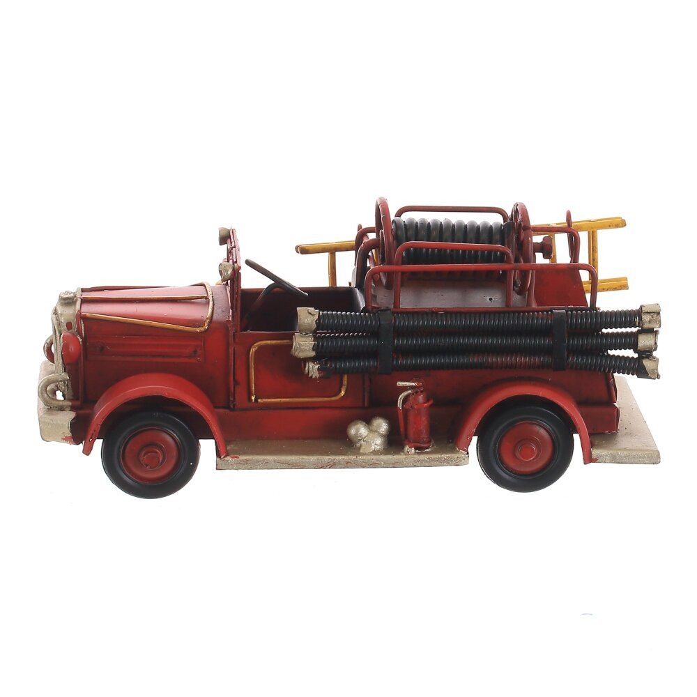 Изделие декоративное "Пожарная машина", L16,5 W7 H7 см