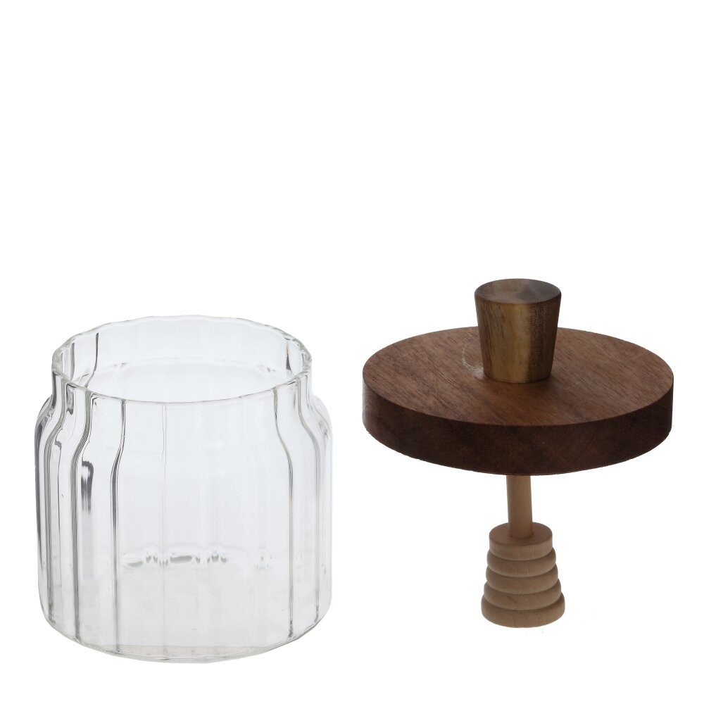 Банка для меда, 350 мл, L9 W9 H11,5 см