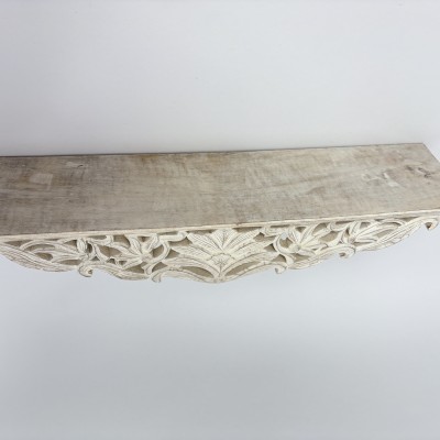 Полка настенная резная, дерево манго, 75×16×17.5 см