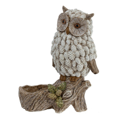 Фигурка декоративная "Сова", L10,5 W6 H13,5 см, 2в.
