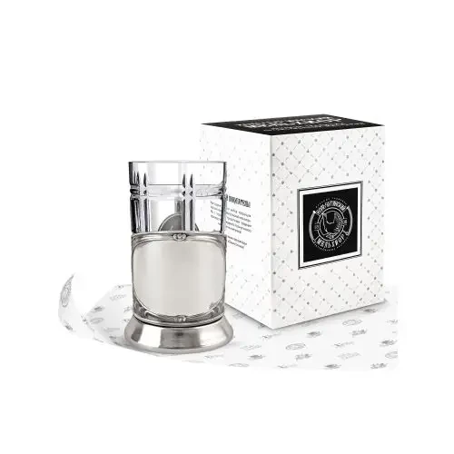 Набор для чая никелированный с чернением "Обезличенный"(новая пластина)