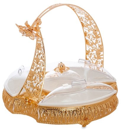 Менажница "Золотой цветочек" Менажница "Золотой цветочек"