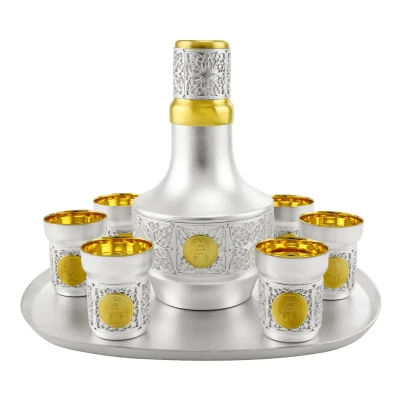 Винный набор №64 из мельхиора с посеребрением