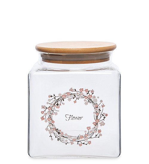 GS- 20/2 Банка для сыпучих "Цветочное очарование" 1л