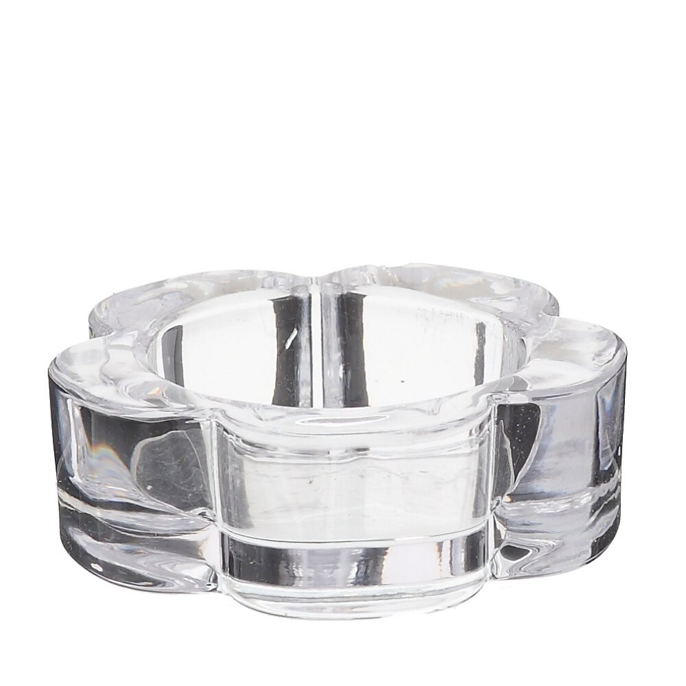 Набор из подсвечника и 3-х свечей, L7 W2,5 H27 см