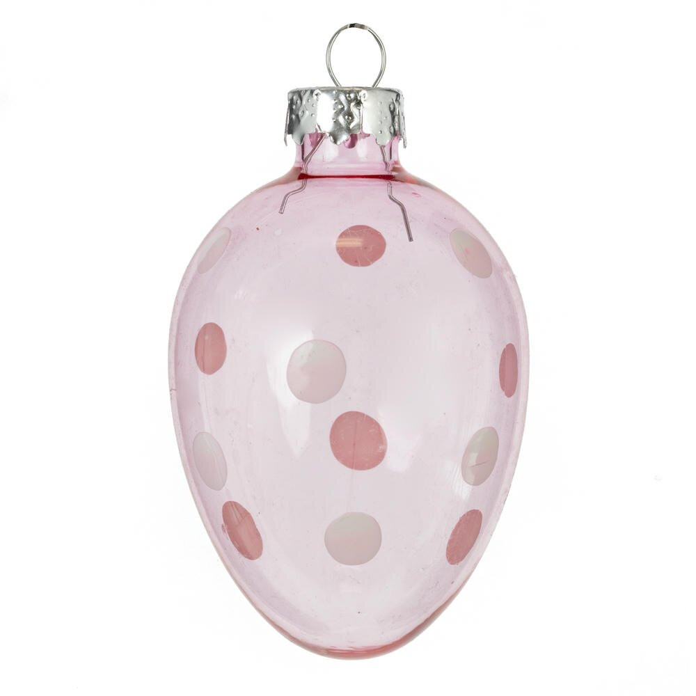 Набор из 6-ти изделий декоративных подвесных "Яйцо" (4*6,5), L14 W14 H4,5 см