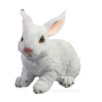 Декоративная садовая фигурка "Любопытный зайка"