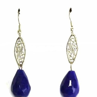 Серьги "Васильки"        