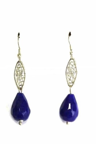 Серьги "Васильки"        