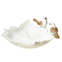 Блюдо декоративное "Две птички", L21 W19 H7,5 см