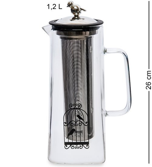 GS- 30/2 Кофейник "Попугайчики " 1,2л