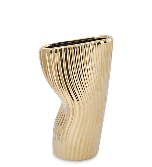 CV-38 Ваза декоративная "Золотая волна"