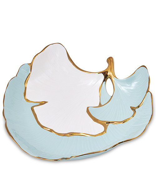 OS-143/2 Декоративное блюдо Коллекция "Листья"