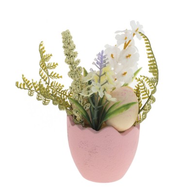 Цветочная композиция "Пасхальная", L8,5 W8,5 H16 см, 2в.