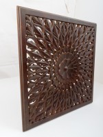 Панно из дерева "Цветок" 