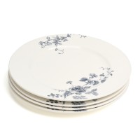 Набор закусочных тарелок из 4-х штук "BLUE GARDEN" 20 см. 