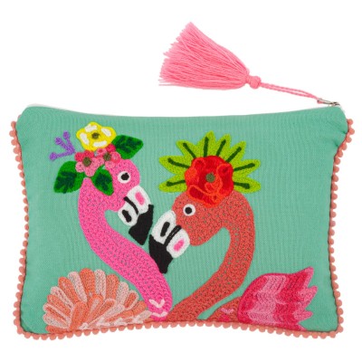 Сумка косметичка "Фламинго"