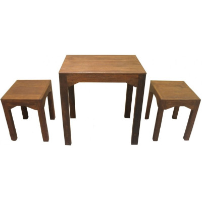 Набор из стола и двух табуретов "Классика жанра"