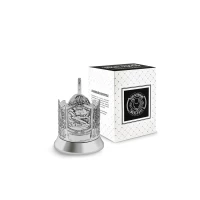 Подстаканник "Самолет Ил" посеребренный