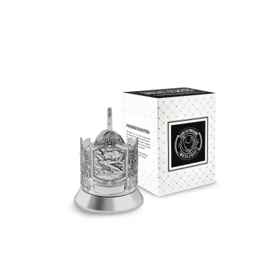 Подстаканник "Самолет Ил" посеребренный Подстаканник "Самолет Ил" посеребренный