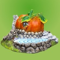 Декоративная крышка для люка "Тыква-домик"