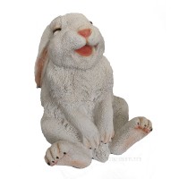 Декоративная садовая фигурка "Заяц хохочет"  L19,5W18H32                             