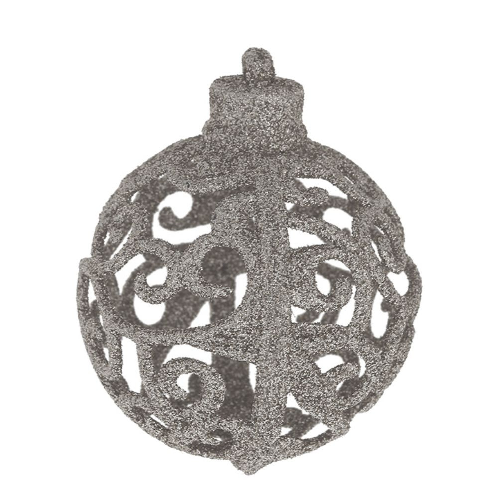 Набор из 3шт, Украшение новогоднее Шар "Трио фэнтези", D8 см, L8 W8 H9 см