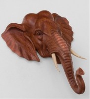 Панно декоративное "Саванный слон"