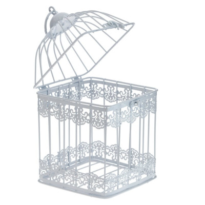 Клетка декоративная, L14 W14 H24,5 см