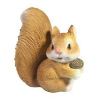 Декоративная садовая фигурка  "Белочка с желудем"           