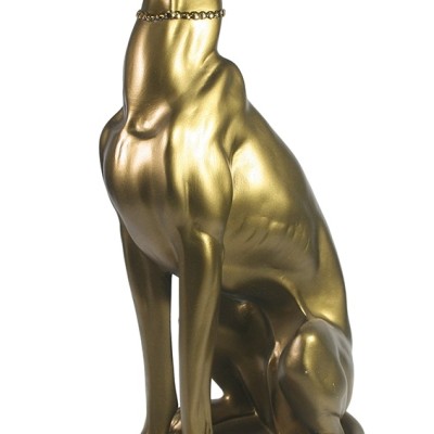 Декоративная садовая фигурка "Левретка сидит"       