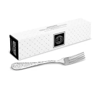 Вилка столовая "Капелька" кованная посеребренная