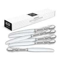 Набор столовых ножей "Лира" посеребренный