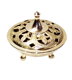 Шкатулка латунь резная EMBOSE антик h-11 см