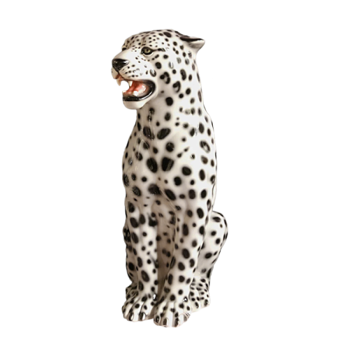 Керамическая статуэтка Снежный Барс Керамическая статуэтка Снежный Барс