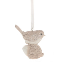 Украшение новогоднее "Птичка", 2в, L7 W3,5 H8 см, 2в.