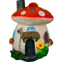 Декоративная садовая фигурка "Мухоморный домик"