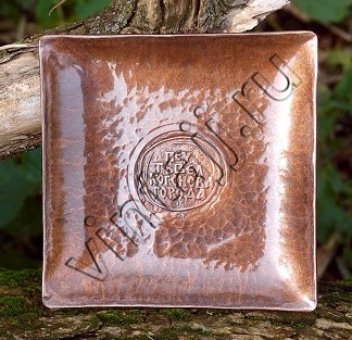 Тарелка декоративная "Новгородская печать"