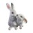 Декоративная садовая фигурка "Пара зайчиков" (белый)  L15 W12 H35                    
