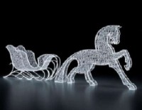 Сани с конём "Русская зима"