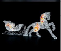 Сани с конём "Русская зима"