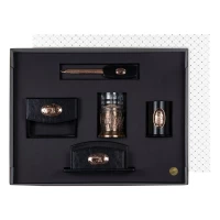 Набор канцелярский "Москва" медный из экокожи