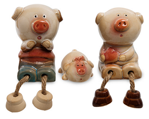 Набор статуэток "Забавная семейка"