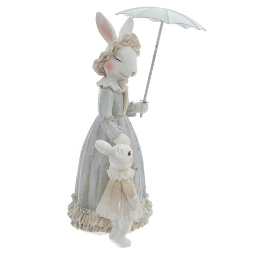 Фигурка декоративная "Зайчиха с зайчонком", L15,5 W12 H21 см Фигурка декоративная "Зайчиха с зайчонком", L15,5 W12 H21 см