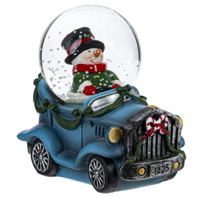 Фигурка декор в стекл шаре "Снеговик на машине", D4,5 см, L8 W4,5 H7,5 см, 2в. Фигурка декор в стекл шаре "Снеговик на машине", D4,5 см, L8 W4,5 H7,5 см, 2в.