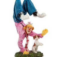Статуэтка "Клоун и собака"