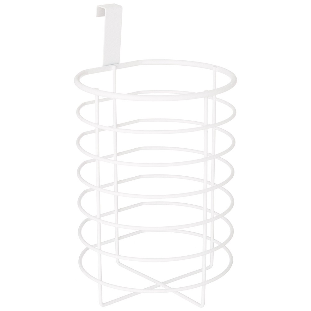 ОРГАНАЙЗЕР ДЛЯ БУМАЖНЫХ ПОЛОТЕНЕЦ И ТУАЛЕТНОЙ БУМАГИ НАВЕСНОЙ 14*14,4*20 СМ ЦВЕТ: БЕЛЫЙ