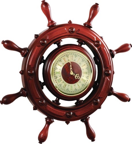 Настенные часы "Штурвал" Настенные часы "Штурвал"