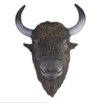 Декоративная садовая фигурка "Голова бизона"         